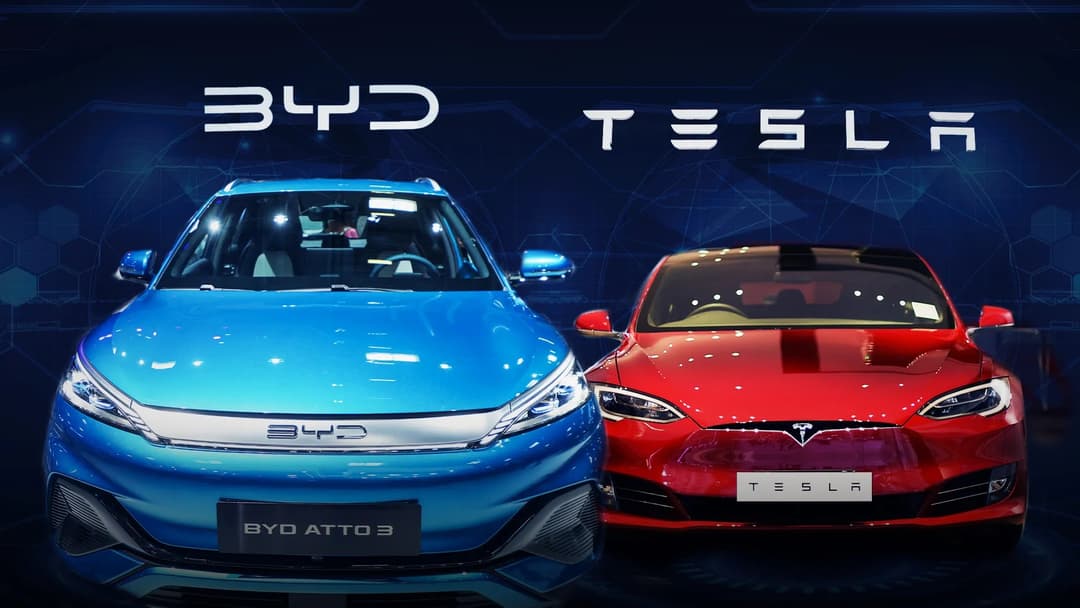 比亚迪年销460万辆电动车，首超特斯拉登顶全球第一